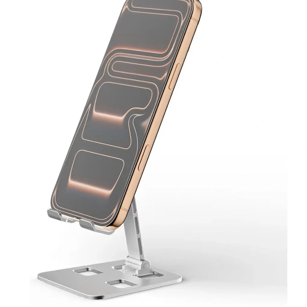 Foldable Adjustable Phone Stand for Desk, Portable Universal Cell Phone Holder